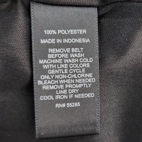 Express Black Shirt Dress with Sash Size XS - Picture 12 of 14